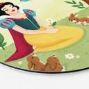 Tableau sur alu-Dibond rond Tohmé - Blanche-Neige
