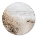 Tableau sur verre rond 1X Studio - Plage de dunes