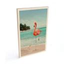 Cuadro de madera suelto - Wannabe Flamingo