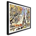 Póster Zamart - Kandinsky y la Torre Eiffel de París