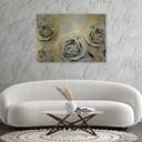 Canvasbillede, Gyldne roser