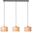 Pendelleuchte Michael, beige, 120 x 110 cm, Holz Pendelleuchte