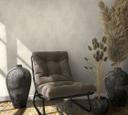Non-woven tapet i betonlook, ensfarvet beige Tekstur 