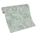 Non-woven tapet i junglelook i grøn