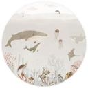 Papel pintado infantil Las ballenas y sus amigos en el mundo submarino - Oliver Robins - Round - Pap