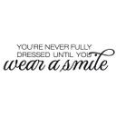 Wallsticker - Wear a smile