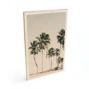 Cuadro de madera Palmeras tropicales en la playa - Sisi & Seb