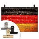 Poster - Mur drapeau allemand