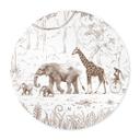 Plakat Jungleparade med dyr - Kikki Belle