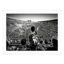 Póster Geiger - Aficionados argentinos en el estadio de fútbol