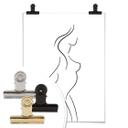 Póster Lineart - De perfil