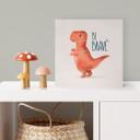 Træ dekoration blok Dino Be Brave - T-Rex - Tunaboylu