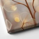 Lienzo Hojas de filigrana beige - Treechild