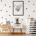 Plakat - Origami Koala - Sølveffekt