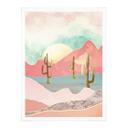 Póster SpaceFrog Designs - Montañas desérticas