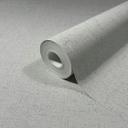 Non-woven tapet med en let skinnende grå almindelig struktur