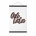 Tekstil plakat Oh La La
