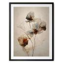 Plakat tørrede blomster - forgængelighedens elegance - Treechild