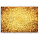 Canvasbillede, guld mandala abstraktion