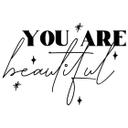 Wallsticker You are beautiful