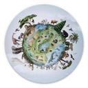 Tableau sur alu-Dibond rond Kikki Belle - Monde animal