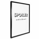 Plakat Spoiler - We die in the end