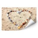 Zelfklevende Poster - Love at the Beach