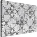 Canvasbillede, orientalsk mønster 3D