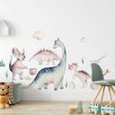 Sticker mural Kvilis - Le monde des dinosaures (19 pièces)