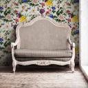 Livingwalls Vliestapete Jette 5 tropisch floral natürlich bunt, grau, grün