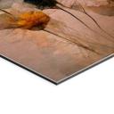 Geborsteld Alu-Dibond met goud-, zilver- & kopereffect - Boeket droogbloemen - Treechild