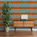 Architects Paper Papier peint photo Atelier 47 Plaster Art, orange, bleu