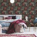 A.S. Creation blomstret tapet i rødt og grønt non-woven tapet i blomstret stil