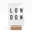 Typografi til borddisplay London