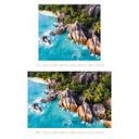 Fotobehang Tropische rotskust van de Seychellen - Colombo