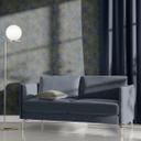 Non-woven tapet SHINY CONCRETE Elle Decoration 4, blå