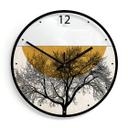 Horloge murale en verre - Kubistika - Matin d'hiver