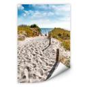 Zelfklevende Poster Way to the Beach