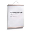 Plakat - Grammatik - vaskemaskine