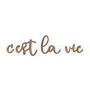Letras de madera caoba C'est la vie