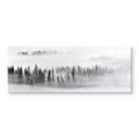 Tableau sur verre Xu - Foggy Forest