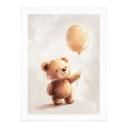 Póster Osito de peluche con globo - Magnusson