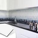Keukenachterwand Fredriksson - Blue & White Hexagons
