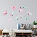 Sticker mural Kvilis - Essaim de papillons