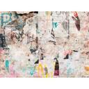 Urban collage med graffiti-look - non-woven tapet med væg- og graffitimotiv - tapetmaleri