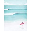 Fototapet Rivers - Surf Girl