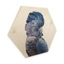 Hexagon Hout berkenfineer - Sisi & Seb - Blauwe Kaketoe