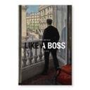Akrylbillede Like a Boss - Inspireret af Caillebotte - Ung mand ved vinduet