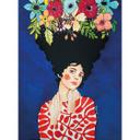 Fotobehang Vrouw met bloemen in het haar - Hülya