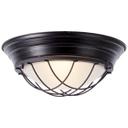 Wand- und Deckenleuchte Sina, schwarz, 14,5 x 34 cm, Glas Deckenlampe, dimmbar